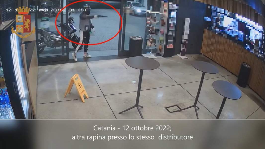 A Catania i rapinatori col fucile